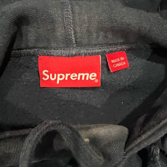 Supreme Box Logo Hoodie Navy - Picture 4 of 8